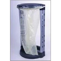 Müllsackständer mit Deckel und Klemmring - 120 L - Ständer für groß Müllsäcke - Müllbeutel gelber Sack Halter Mülleimer