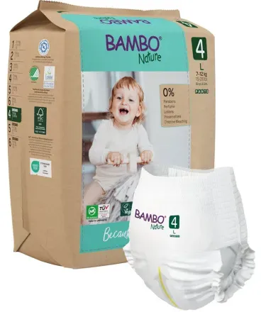 Bambo Nature Trainingshöschen Größe 4 7 Bis 12kg Papierbeutel 20 Stück