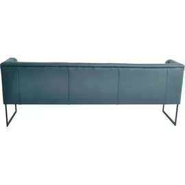 K+W Komfort & Wohnen »Creso«, im modernen Chesterfield-Look, mit schwarzen Kufenfüßen topas, 32639232-0 B/H/T: 202 cm x 83 cm x 67 cm