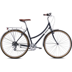 Trekkingrad BREEZER BIKES „DOWNTOWN EX ST“ Fahrräder Gr. 46 cm, 28 Zoll (71,12 cm), grau Trekkingräder