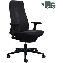 HAWORTH Fern Bürostuhl | Bis 150 kg | AKTION Komplettmodell | Black Edition