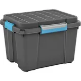 KIS Aufbewahrungsbox Scubba 49,5 x 34,0 x 39,0 cm 1-tlg. grau-blau