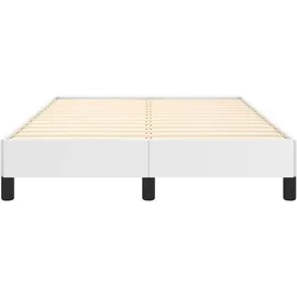 vidaXL Bettgestell 120 x 200 cm Weiß