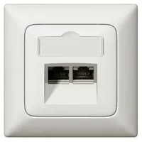 Legrand Abdeckung RJ45 C5 C6 mit Beschriftungsträger Creo