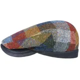 LIERYS Finzi Tweed Flatcap Schirmmütze Karomuster Made in Italy Herren Herbst Winter bunt 57 cm - 57