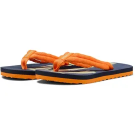 Puma EPIC FLIP V2 PS, Unisex Flipflop, NEW NAVY-PISTACHIO GREEN-ORANGE GLO,