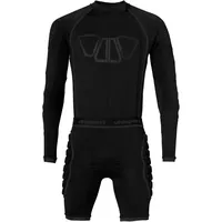 Uhlsport Bionikframe Black Edition gepolsterter Bodysuite/Torwartanzug 222 schwarz XL