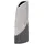 Dekohelden24 Edle Moderne Deko Designer Keramik Vase in Silber-grau hoch. Maße L/B/H: 11 x 8 x 25cm.