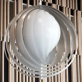 Verpan Moon Pendelleuchte weiß - small