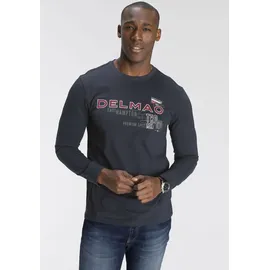 delmao Langarmshirt in dunkelblau | Gr.: S
