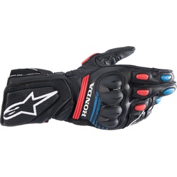 Alpinestars Honda SP-8 V3 Motorradhandschuhe, schwarz-rot-blau, Größe S für Männer