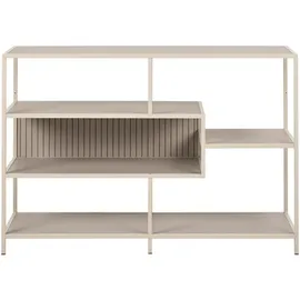 VCM Bücherregal 114 x 35 x 78 cm Grau