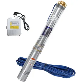 Jiubiaz Tiefbrunnenpumpe 0,37kW bis 4.000 l/h Edelstahl