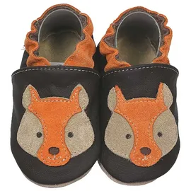 HOBEA-Germany Krabbelschuhe Fuchs 18/19 (6 - 12 Monate) Krabbelsohle