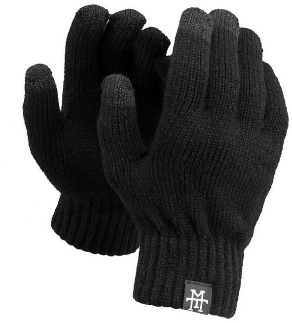 Manufaktur13 Baumwollhandschuhe Smart Gloves - Smartphone Handschuhe mit Thinsulate Futter grau S/M