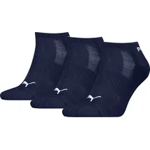 Puma Cushioned Sneakersocken 3er Pack Blau 43-46