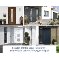 EcoStar Haustür ISOPRO Secur IPS 410S RC2 verkehrsweiß 110 x 210 cm