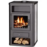 VICTORIA Comfort K Gusseisen Schwarz/Abdeckplatte Glas