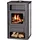 VICTORIA Comfort K Gusseisen Schwarz/Abdeckplatte Glas