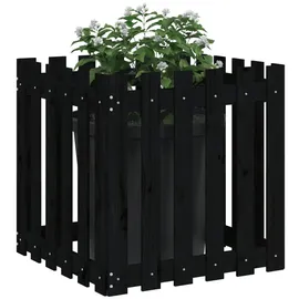 furnicato Hochbeet Pflanzkübel 60 x 60 x 60 cm Schwarz
