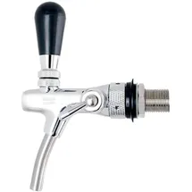 BieTal Kompensatorhahn Zapfhahn Bierhahn BieTal® Schankhahn verchromt Chrom 35mm