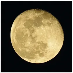 Artland Glasbild »Mond«, Weltraum, (1 St.), in verschiedenen Größen Artland naturfarben