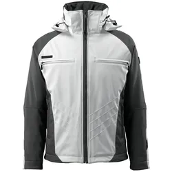 Softshelljacke "DARMSTADT" Unique - 4XL - weiß/anthrazit