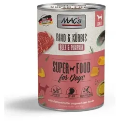 MAC's Nassfutter Hund Adult Rind & Kürbis 6x400 g