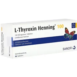 L-THYROXIN 100 Henning Tabl.i.Kalenderpack. 98 St