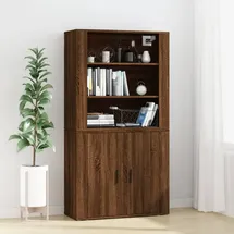 vidaXL Highboard Braun Eichen-Optik Holzwerkstoff - Braun