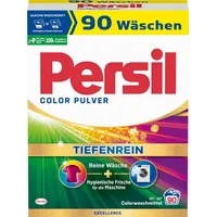 Persil Color Tiefenrein Colorwaschmittel Pulver 5,4 kg, 90 Waschladungen),