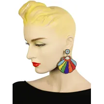 COLLEZIONE ALESSANDRO Ohrclips Almeria mehrfarbig onesize
