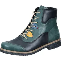 Rieker Damen Stiefelette in mehrfarbiger Patchwork Optik 73510, Größe:40
