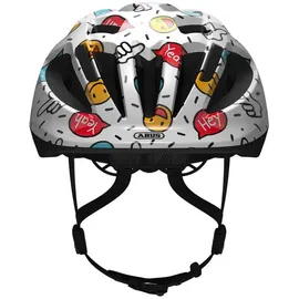 ABUS Smooty 2.0 50-55 cm Kinder white smiley 2019