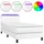 vidaXL Boxspringbett 80 x 200 cm Weiß