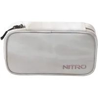 Nitro Pencil Case XL Inkl. Geo Dreieick & Stundenplan, Federmäppchen, Schlampermäppchen, Faulenzer Box, Federmappe, Stifte Etui, Dune