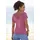 VIVANCE Kurzarmshirt lila 40/42