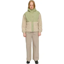 Mazine Fabric Blocking Jacket - Damen Fleecejacke, Größe:L, Farbe:matcha/natural - L