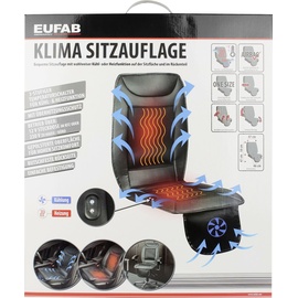 Eufab Klima-Sitzauflage mit Kühl- und Heizfunktion 12 V