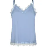 Freequent Spitzentop »FQBICCO-ST«, mit Spaghetti-Trägern blau