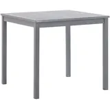 vidaXL Gartentisch 80 x 80 x 74 cm Grau