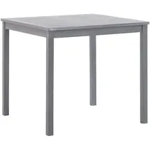 vidaXL Gartentisch 80 x 80 x 74 cm Grau