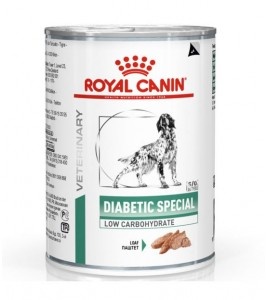 Royal Canin Veterinary Diabetic Special natvoer hond  1 tray (12 x 410 g)