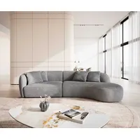 DeLife Sofa Mairi 330x160 cm Mikrofaser Grau, Big Sofas