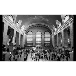 Fototapete PAPERMOON "Hauptbahnhof New York", bunt (mehrfarbig), B:4m L:2,6m, Vlies, Tapeten
