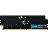 DIMM 64 GB DDR5-5600 (2x 32 GB) Dual-Kit, Arbeitsspeicher - schwarz, CT2K32G56C46U5, INTEL XMP, AMD EXPO