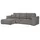 OTTO home Ecksofa OTTO HOME "BEATRICE optionale Schlafsofa mit Bettkasten, B/T/H: 265/170/86 cm", grau (mittelgrau), B:265cm H:86cm T:170cm, 100% Polyester, Sofas, Ecksofa, L-Form, wahlweise auch mit Bettfunktion und Bettkasten