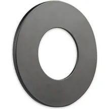 Pro-Light Cover Aluminium rund schwarz matt für Einbaustrahler Sys-68