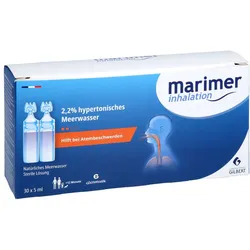 Marimer Inhalation Meerwasser Hypertonisch 2.2% 30X5 ml