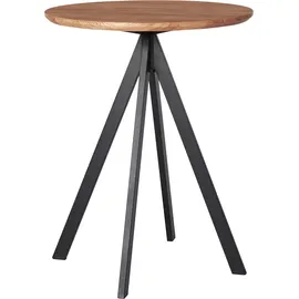 Andas Esstisch »Horsnab«, Tischplatte aus massiver Eiche, FSC®- Massivholz, Gestell aus Metall